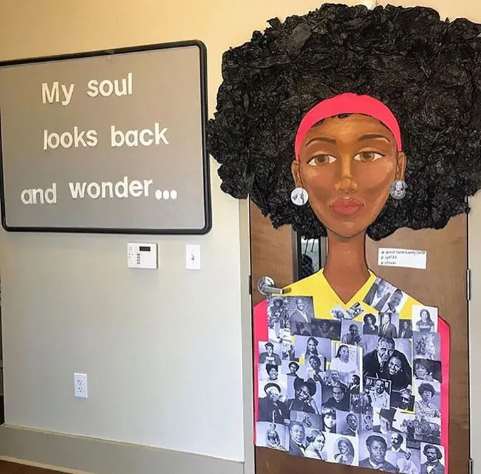 25 Awesome Teachers That Decorated Their Classroom Doors For Black History Month