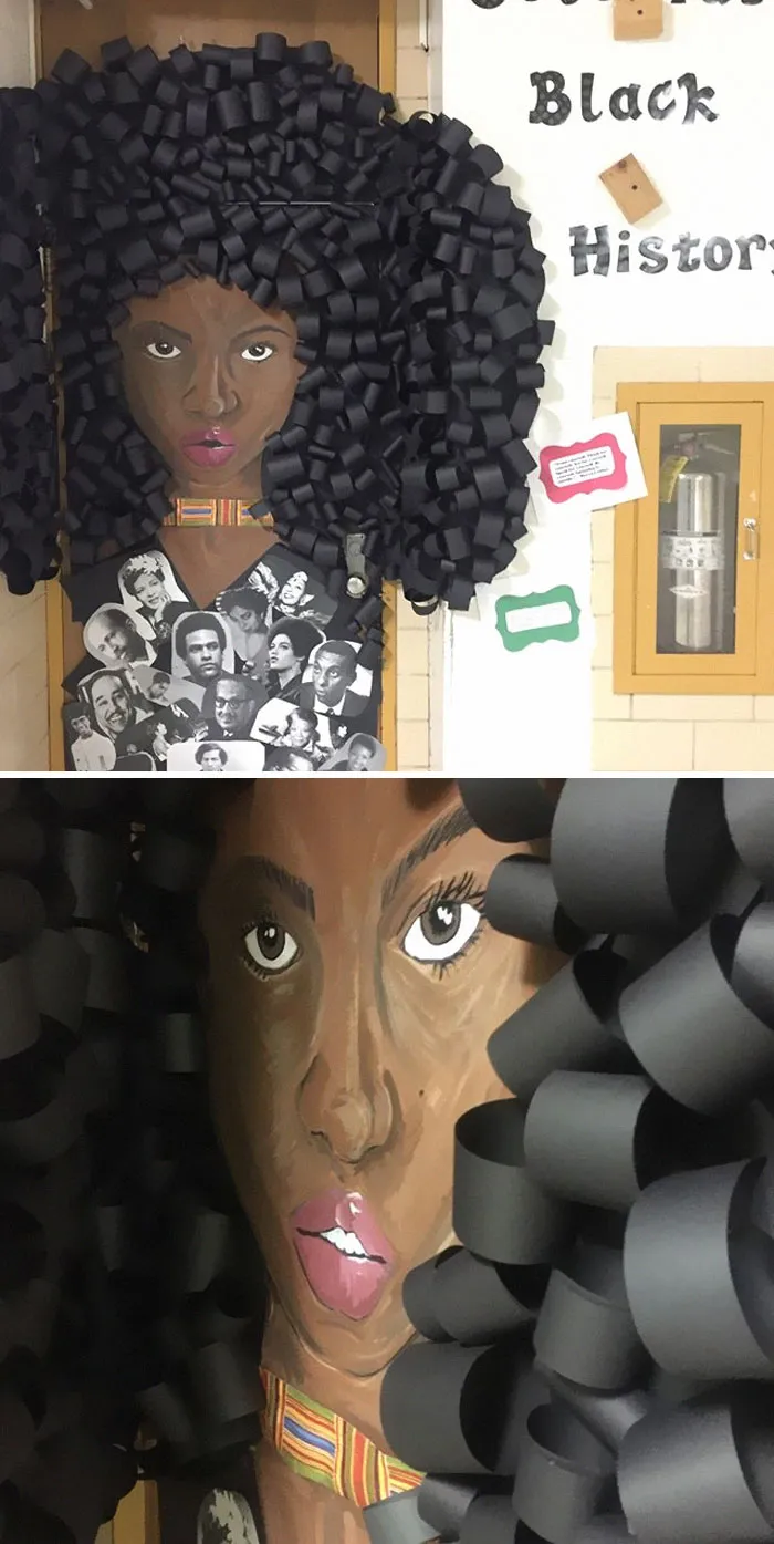 25 Awesome Teachers That Decorated Their Classroom Doors For Black History Month