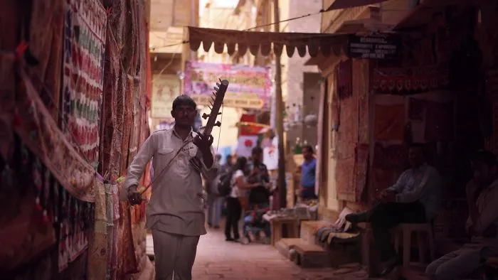 Musician In Jaisalmer, India