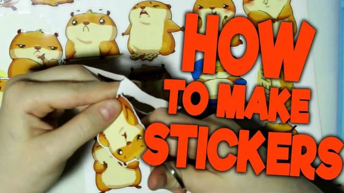 How To Make Stickers At Home!