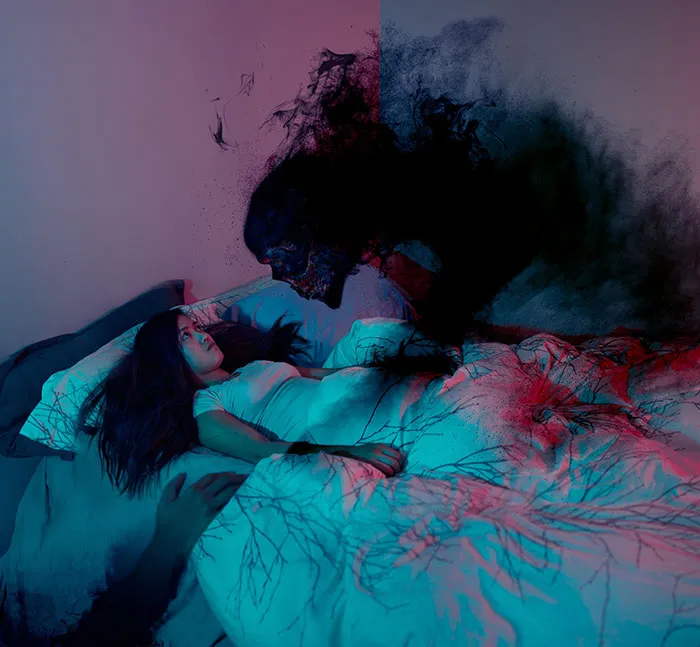 Sleep Paralysis Self Portrait. I'm A Long Time Sufferer