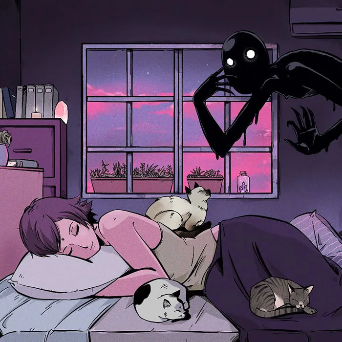 Illustration I Did A While Ago Based On A Sleep Paralysis Experience I Had