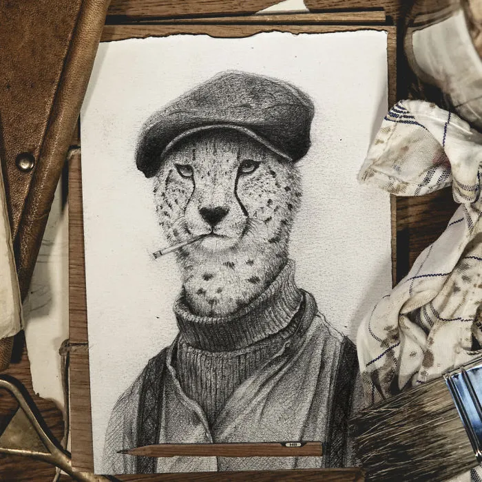 I Imagined How A Family Photo Album Would Look If All Family Members Were Animals