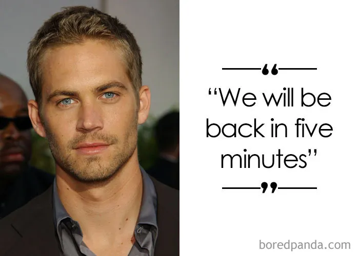 American Actor Paul Walker (1973-2013)