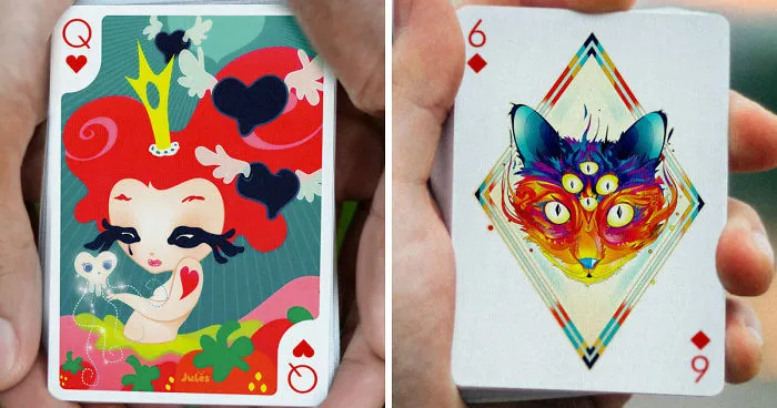 A Deck Of Playing Cards Illustrated And Animated In Augmented Reality By Leading International Artists