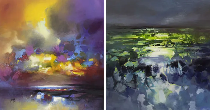 I Paint Atmospheric Abstractions