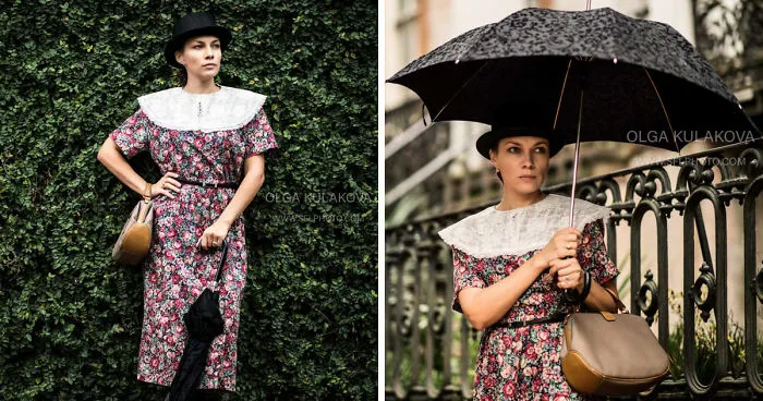 Mary Poppins On A Sunday: My Self-Portraits In Retro Style