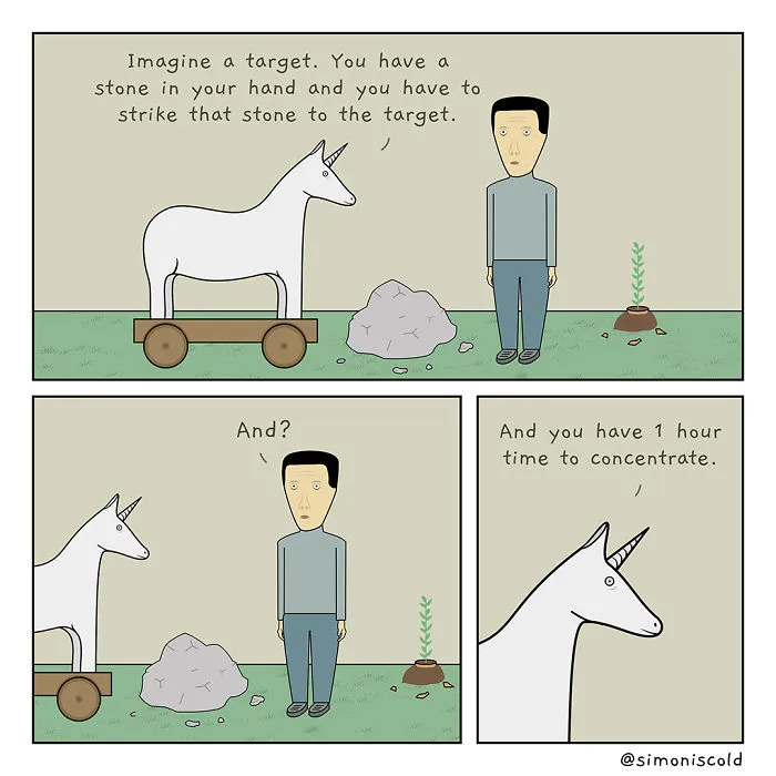 An Experimental Comic Book We Make Together With Unicorn And Simon.