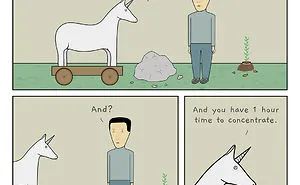 An Experimental Comic Book We Make Together With Unicorn And Simon.