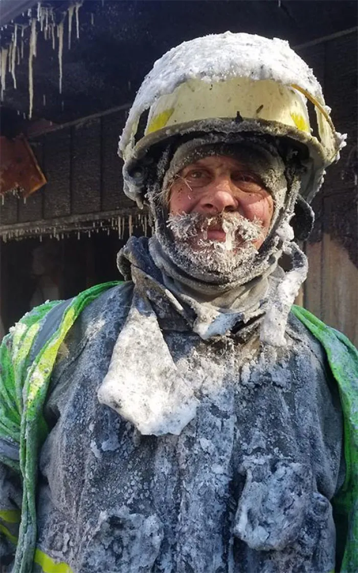 We Had A House Fire South Of Cameron Today. Our Chief Mitch Hansen Thought It Was A Splash Park