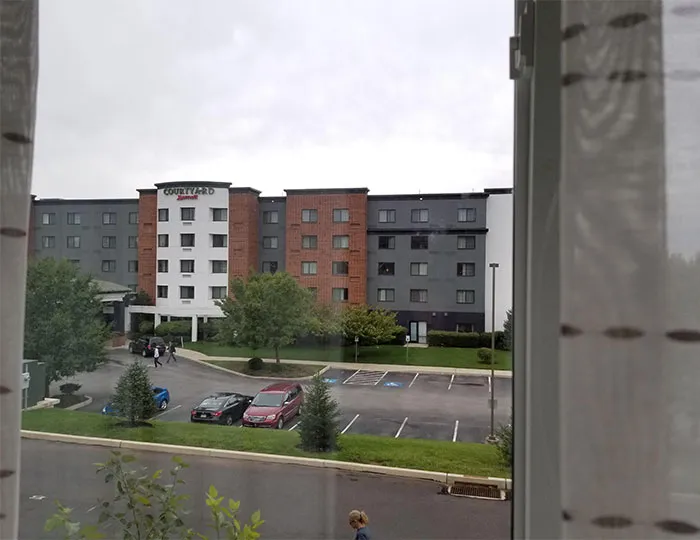 Was Told My Hotel Room Had A Courtyard View. Was Not Disappointed. 10/10 Would View Again