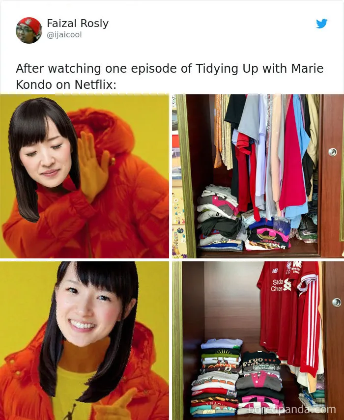 50 Hilarious Reactions To Marie Kondo That Will Bring You Joy