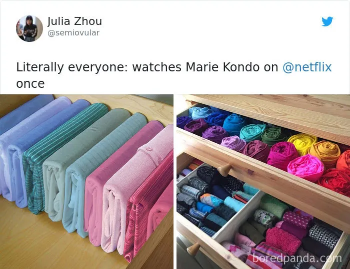 50 Hilarious Reactions To Marie Kondo That Will Bring You Joy
