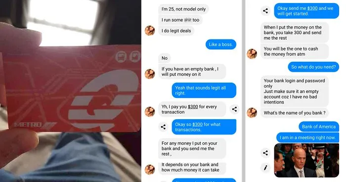 Guy Pranks Online Scammer By Sending Them Fake Pics Of Awful Things That Are Happening To Him