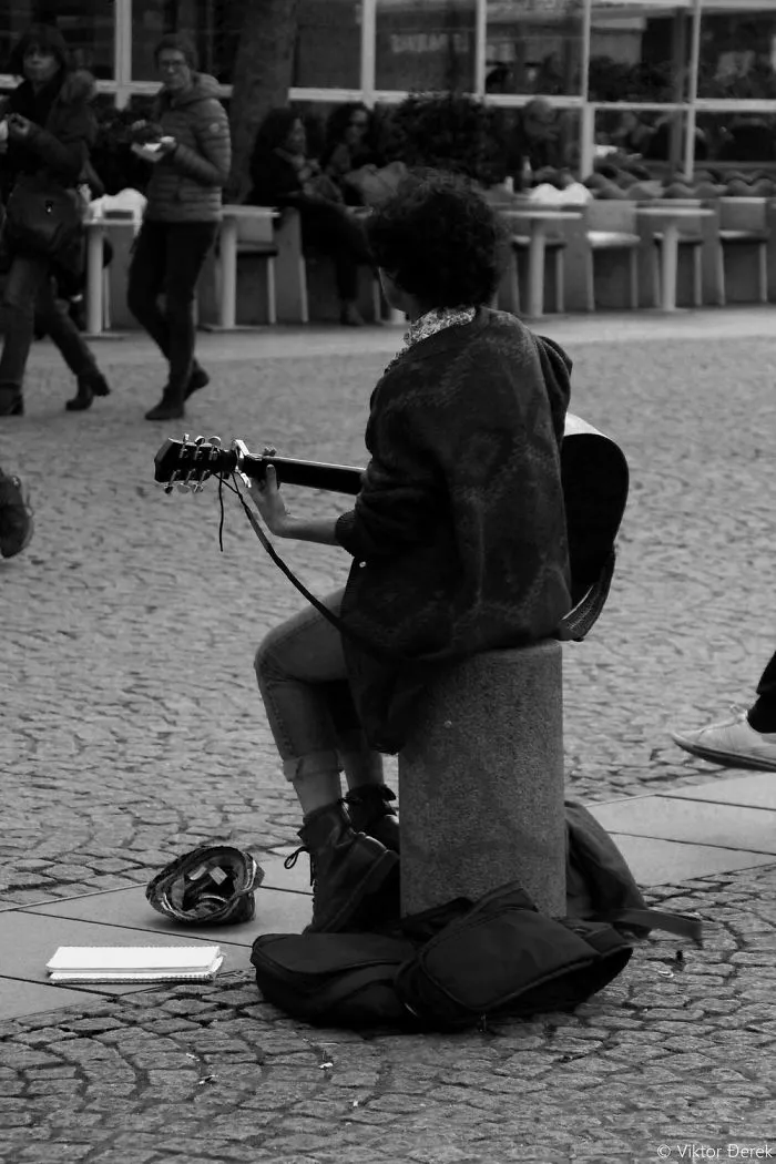 While Walking In The Streets Of Paris, I've Captured A Girl With Her Dreams