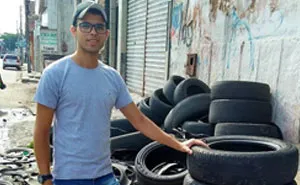 Brazilian Artist Uses The Used Tires That People Throw In The Streets To Create Beds For Animals