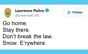 26 Criminally Funny Tweets By The Kansas Police Departments