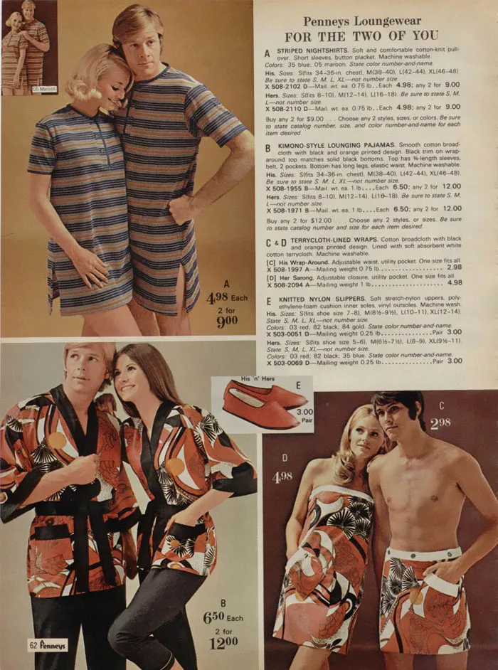30 Laughable His-And-Hers Fashions From The 1970s You Wouldn't Wear In Public Today