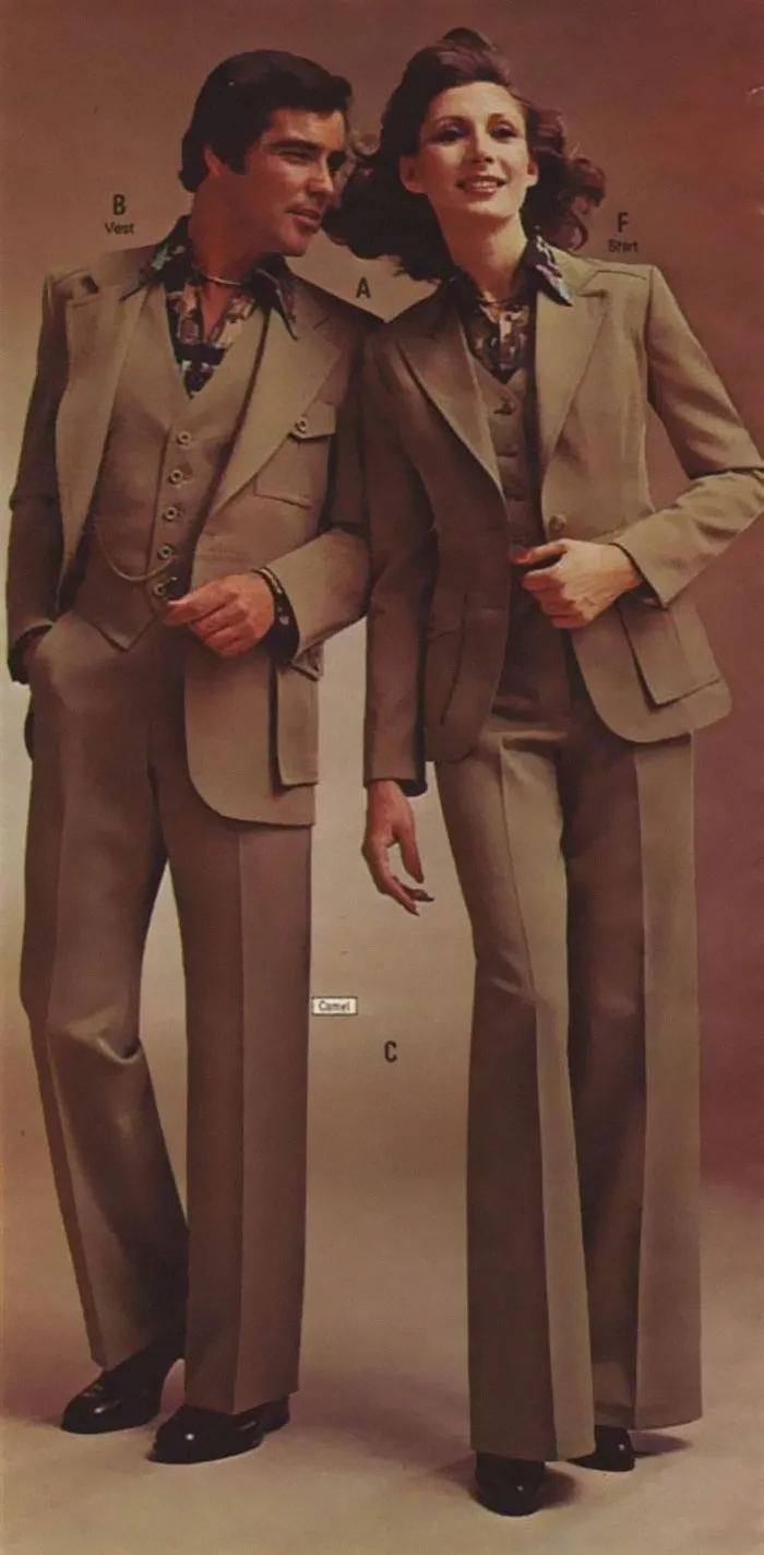 30 Laughable His-And-Hers Fashions From The 1970s You Wouldn't Wear In Public Today