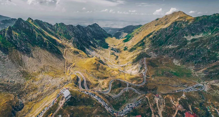 I Photographed One Of The Most Spectacular Roads In The World From The Air - Romania/Transylvania "Transfagarasan Highway"