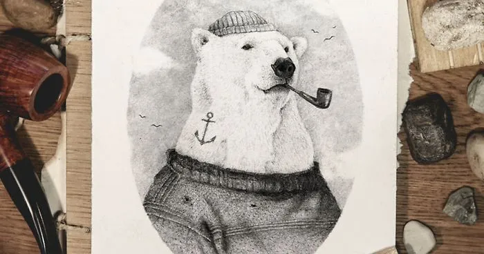 I Imagined How A Family Photo Album Would Look If All Family Members Were Animals