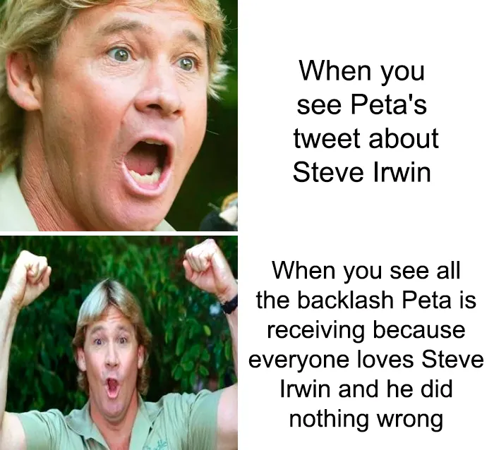 30 Ways People Destroyed PETA For Criticizing Steve Irwin