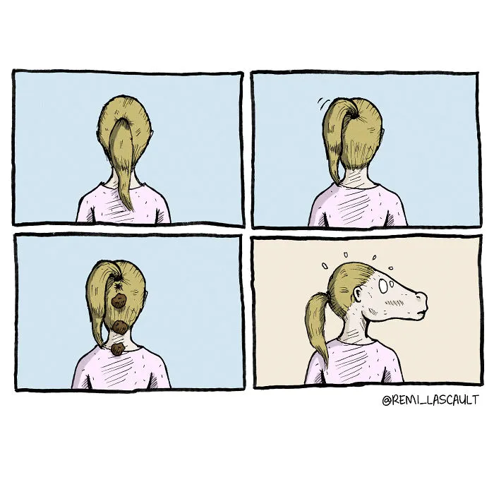 Dibujo cómics estúpidos para la gente con un sentido del humor oscuro (18 imágenes)
