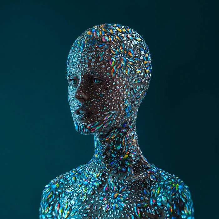 Portraiture: 'Diamond Skin' By Mikeila Borgia, Argentina