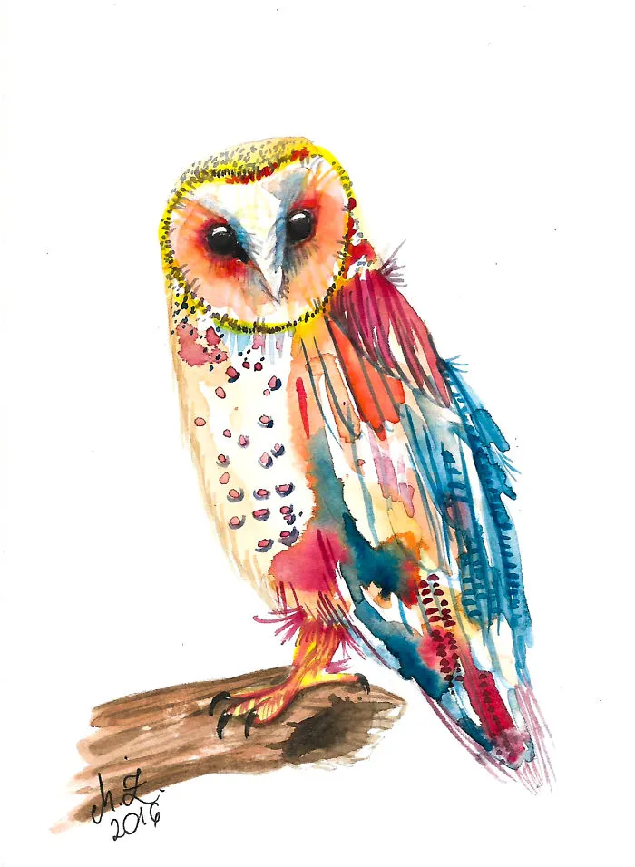 I Painted My First Owl 5 Years Ago, And Haven't Been Able To Stop Since (54 Pics)
