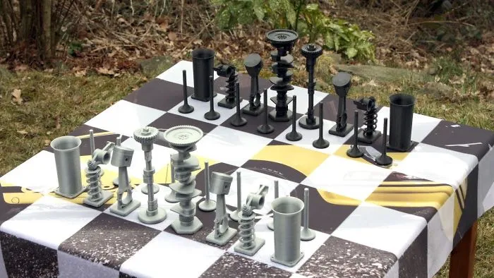I Builded A Custom Chess Board For My Dad's Birthday