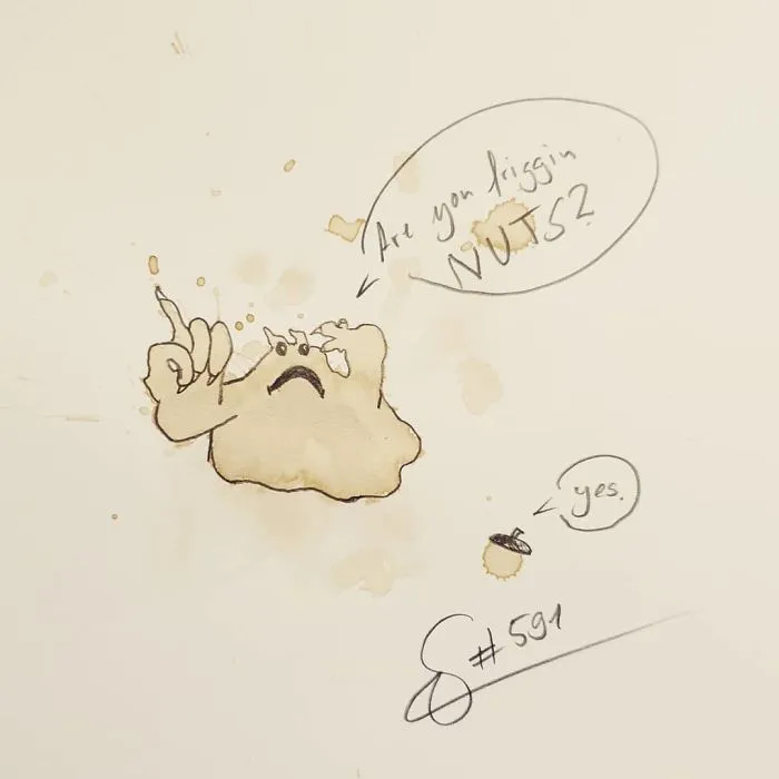 Artist Imagines Spilled Coffee As Monsters (New Pics)