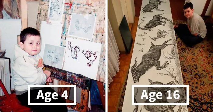 I've Known I Wanted To Be An Artist Since I Was 2, Here Is What I‘ve Drawn By Age 16