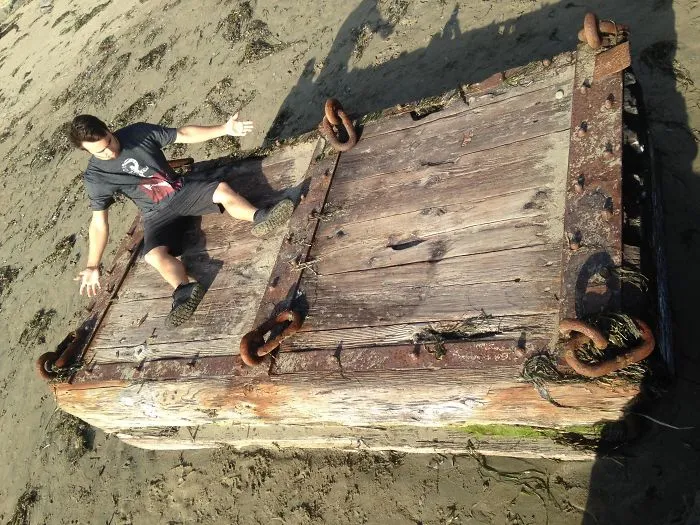 Encontrado en la playa Dillon, California
