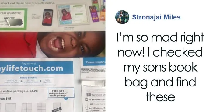 Mom Gets Mad After Finding Son's School Photos, But Internet Finds Them Hilarious