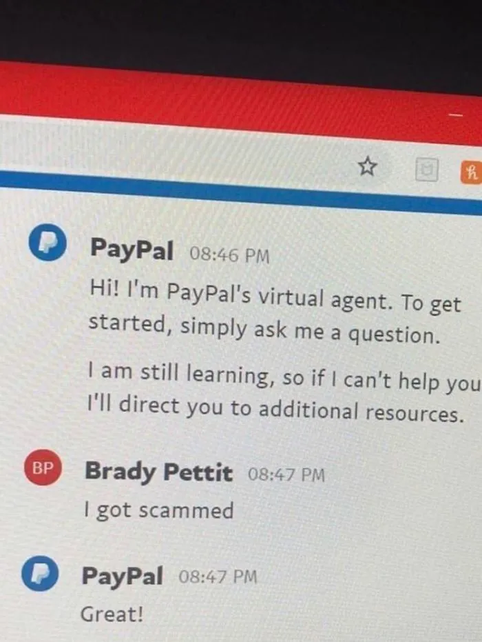 Paypal Fail