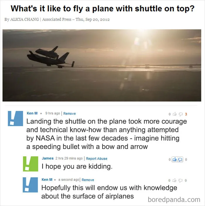 30 Hilarious Intentionally Stupid Comments By Ken M