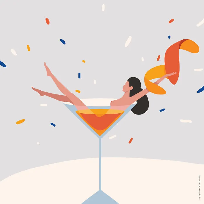 Colorful Illustrations About Significance Of Women And Feminity