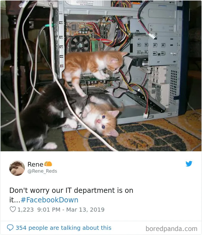 Facebook And Instagram Go Down For Hours, People Use Their Free Time To Post Hilarious Reactions (30 Pics)