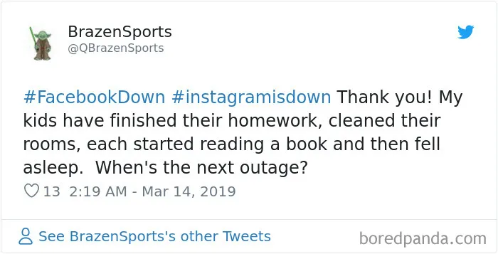 Facebook And Instagram Go Down For Hours, People Use Their Free Time To Post Hilarious Reactions (30 Pics)