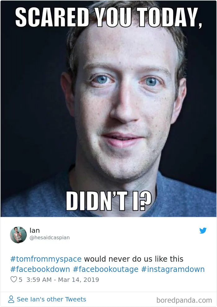 Facebook And Instagram Go Down For Hours, People Use Their Free Time To Post Hilarious Reactions (30 Pics)