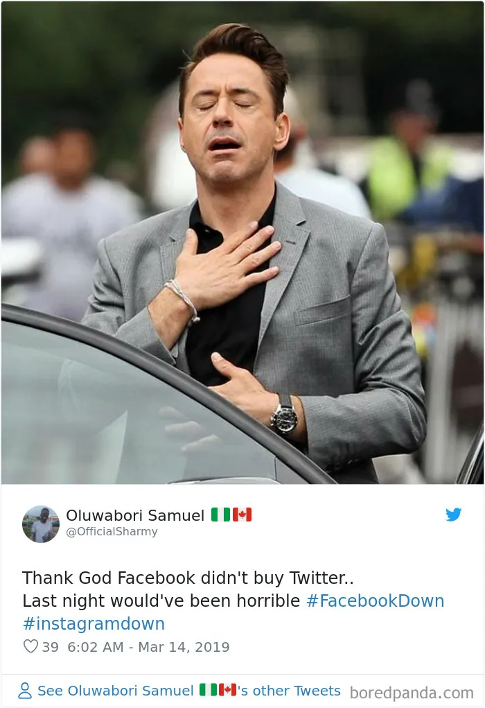 Facebook And Instagram Go Down For Hours, People Use Their Free Time To Post Hilarious Reactions (30 Pics)