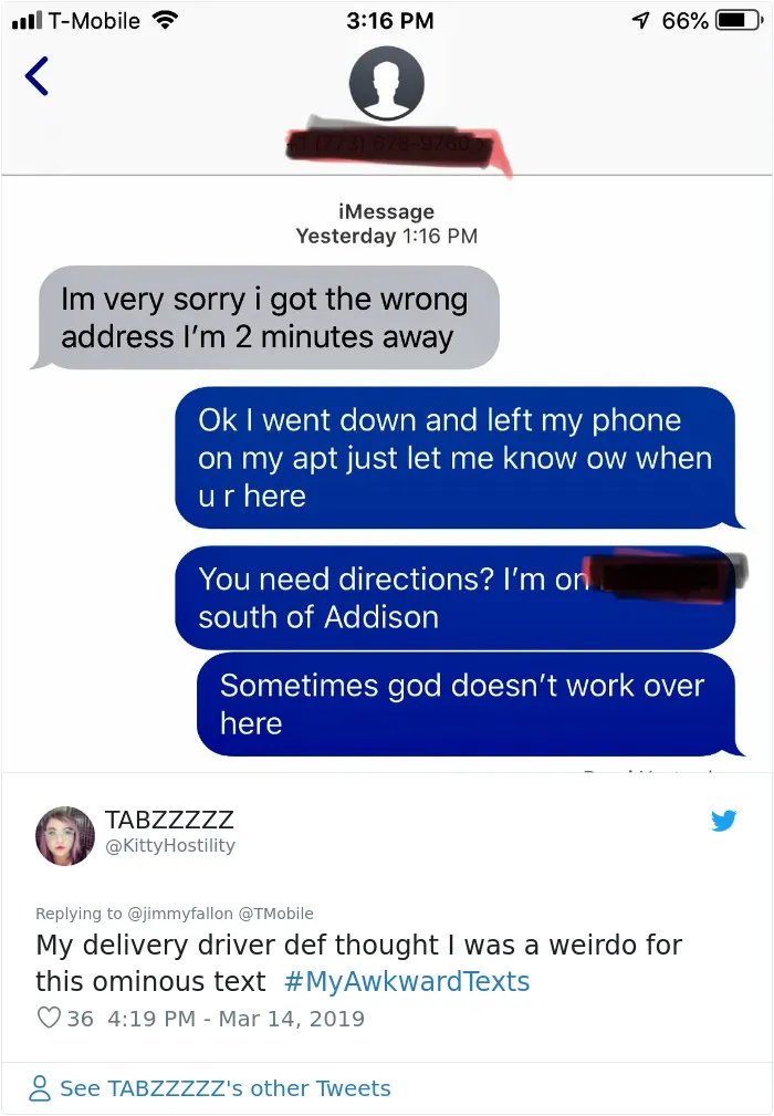 Jimmy Fallon Asks People To Share Their Most Awkward Texts, Here's 30 Hilarious Responses