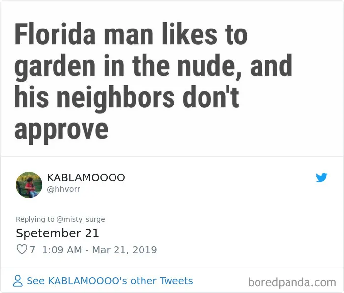 Someone Challenges People To Google 'Florida Man' Plus Their Birthday, Here Are 30 Hilarious Responses