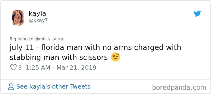 Someone Challenges People To Google 'Florida Man' Plus Their Birthday, Here Are 30 Hilarious Responses