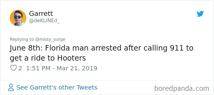 Someone Challenges People To Google 'Florida Man' Plus Their Birthday, Here Are 30 Hilarious Responses