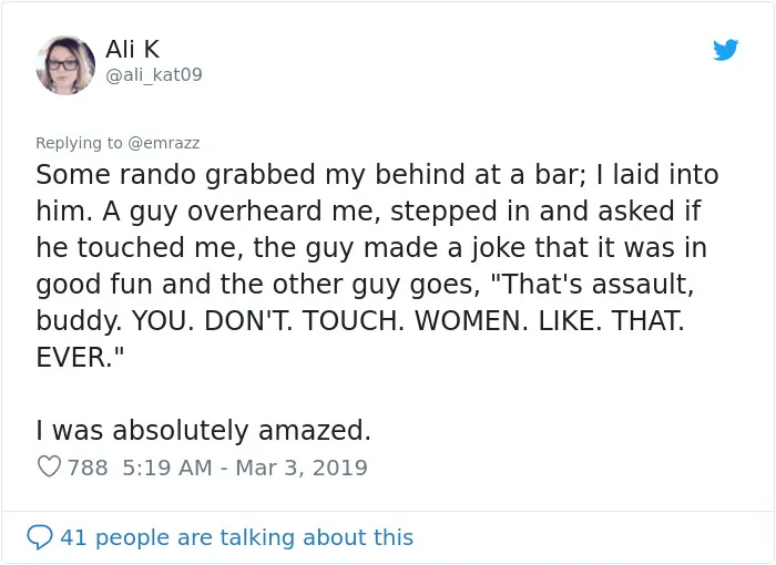 Men Share 30 Times They Stopped Sexist Behavior