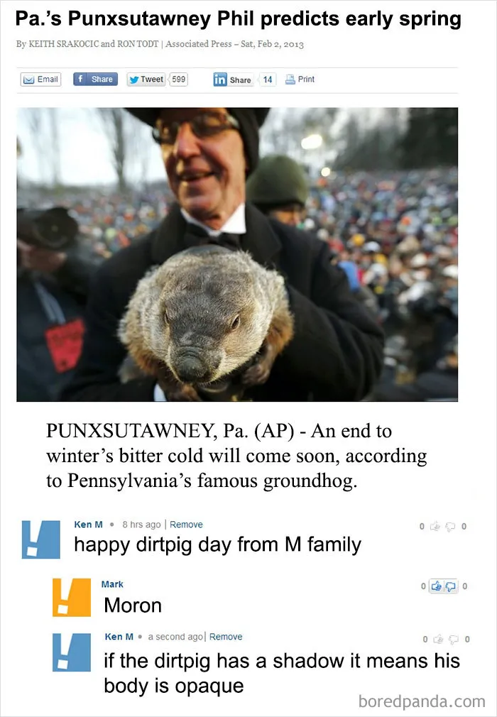 30 Hilarious Intentionally Stupid Comments By Ken M