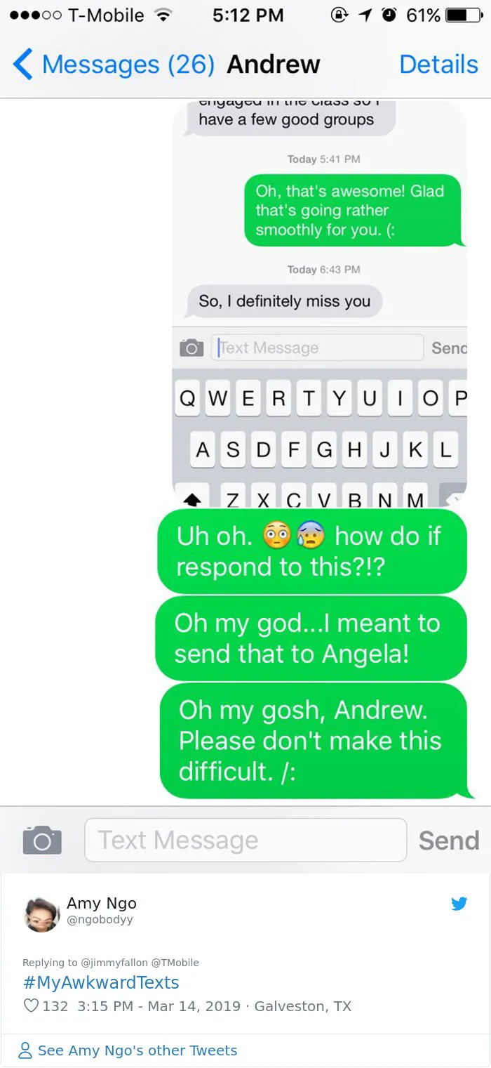 Jimmy Fallon Asks People To Share Their Most Awkward Texts, Here's 30 Hilarious Responses