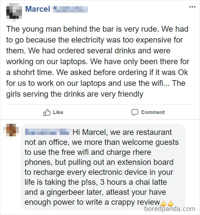 30 Of The Funniest Restaurant Comebacks To Bad Reviews