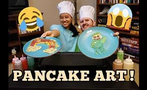 We Tried The Pancake Art Challenge!